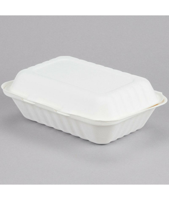 BAGGASSE FP10 DONER LARGE MEAT & CHIPS TRAY  (AVE. 250)